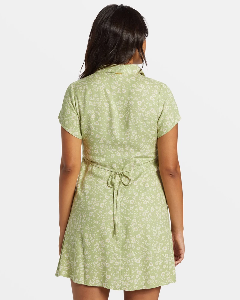 Billabong Cooler Days Mini Dress - Willow