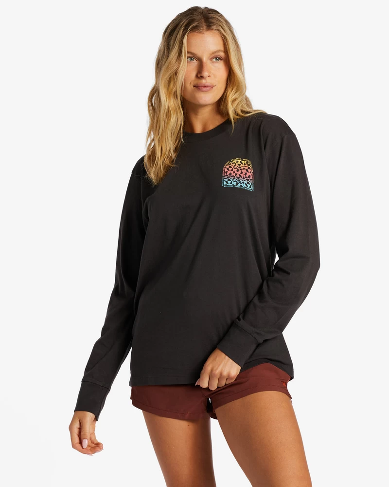 تی شرت آستین بلند Billabong A/div - شن های مشکی