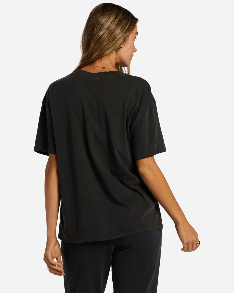 Billabong Midnight Blooms T-Shirt - Off Black