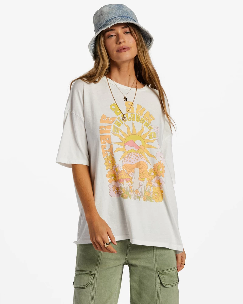 Billabong Take A Sun Trip T-shirt - Salt Krystal