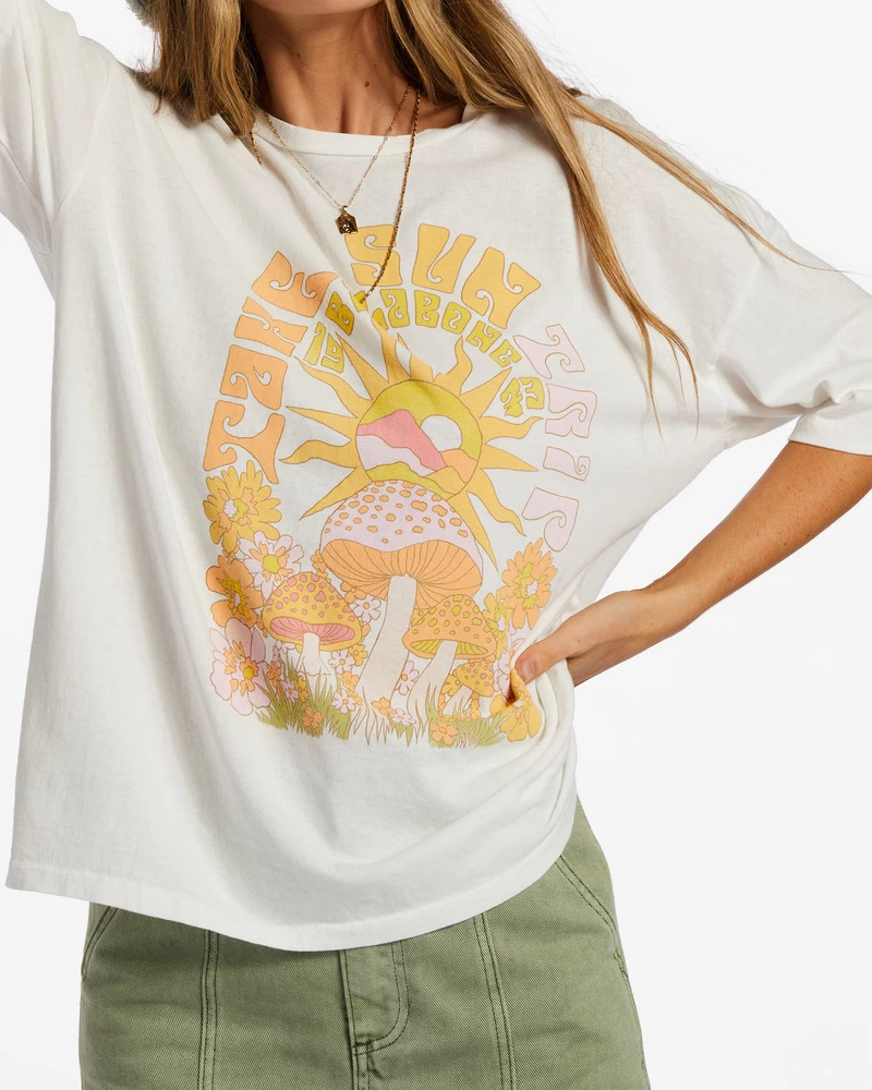 Billabong Take A Sun Trip T-shirt - Salt Krystal