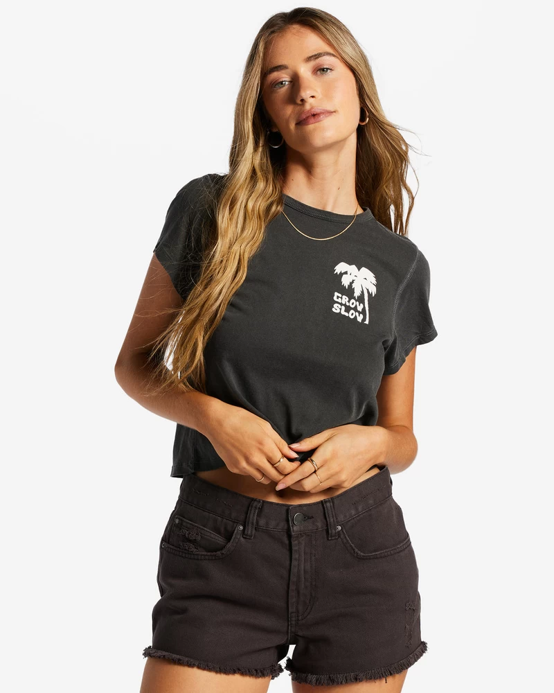 Billabong Grow Slow T-krekls - Off Black
