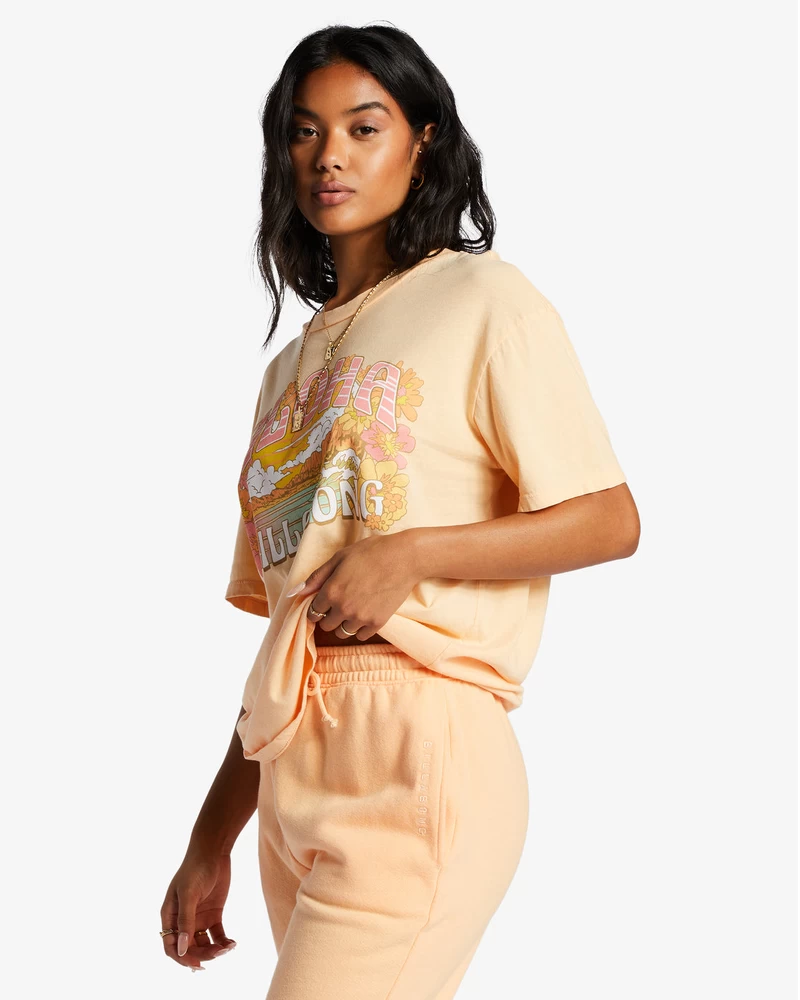 Billabong Aloha Friend T-shirt - Lys Melon