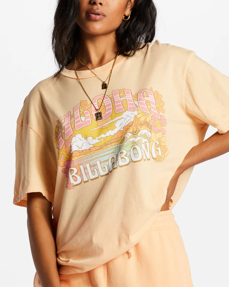 Billabong Aloha Friend T-shirt - Lys Melon