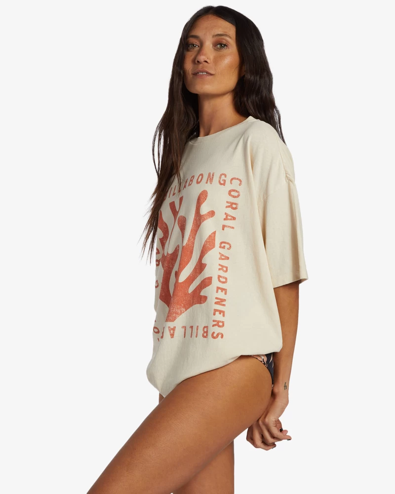 Billabong True Coral Gardener Top - White Cap