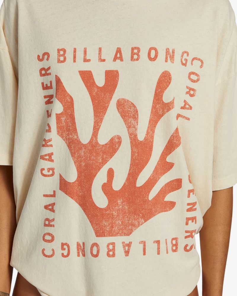 Billabong True Coral Gardener Top - White Cap