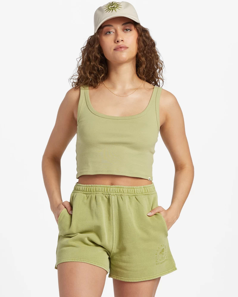 Billabong Sun Goddess Tank Knit - Avocado