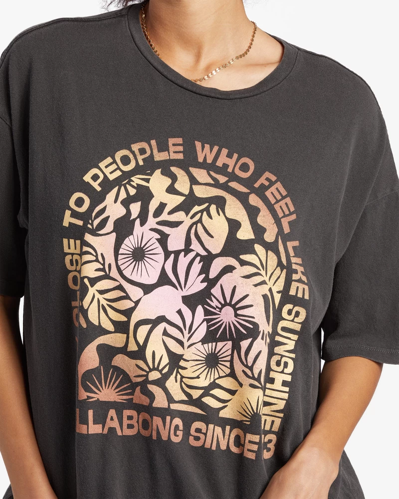 Billabong Feel Like Sunshine T-Shirt - Off Black