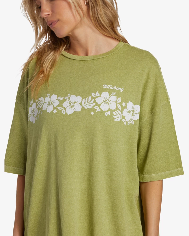 Billabong Make It Tropical T-Shirt - Palm Green