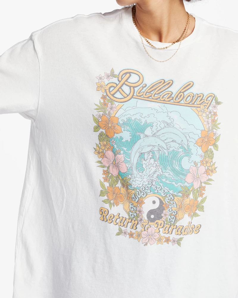 Billabong Return To Paradise T-Shirt - Salt Crystal