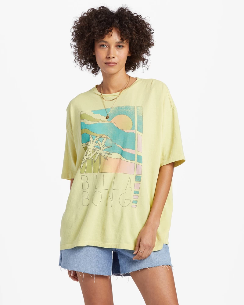 Billabong Rainbow Skies T-Shirt - Limelight