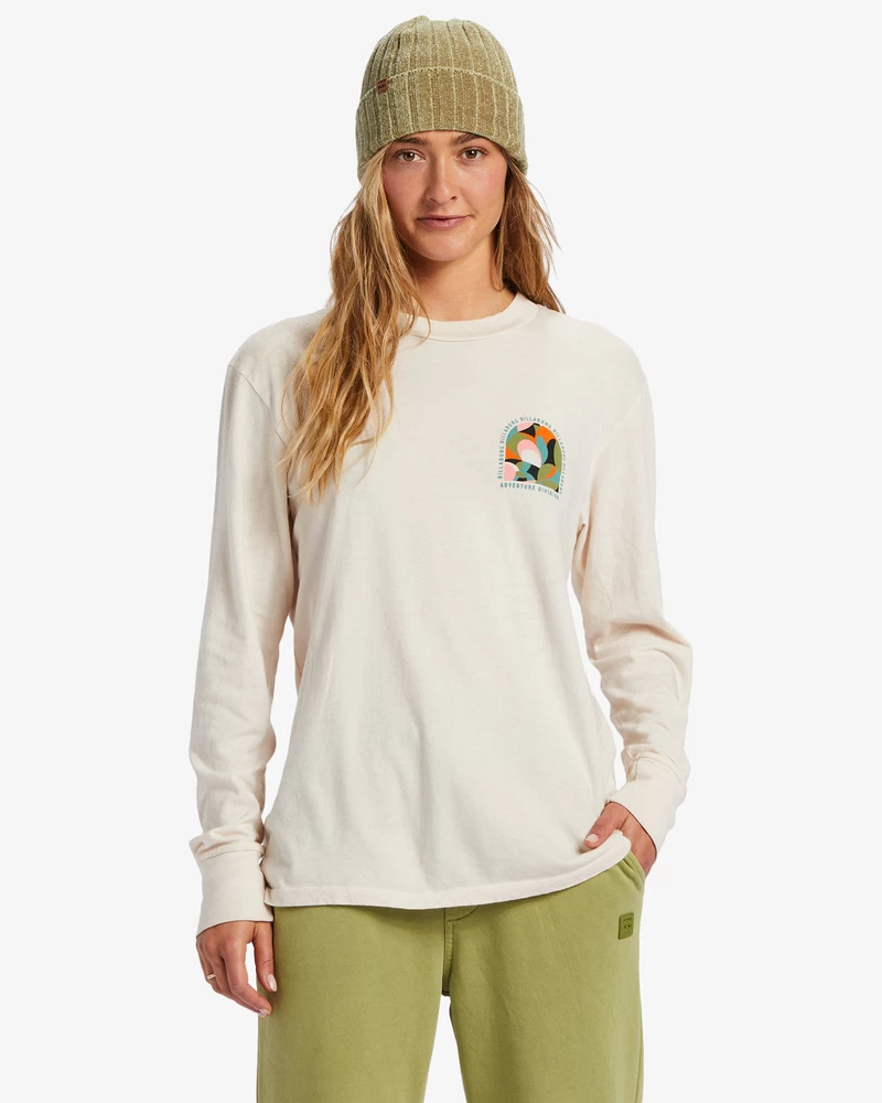 Billabong A/Div Long Sleeve T-Shirt - White Cap 1
