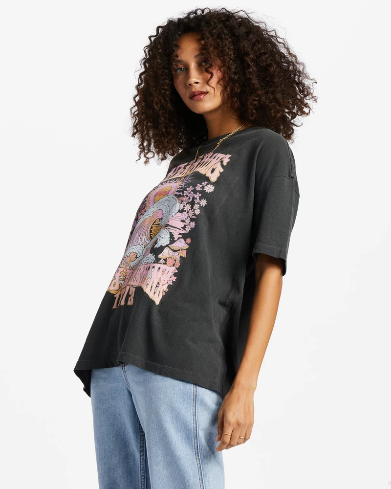 Billabong Stay Sunshine T-Shirt - Off Black