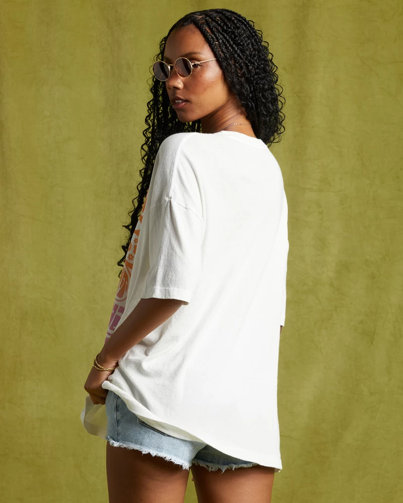 Billabong Open Heart T-Shirt - Salt Crystal