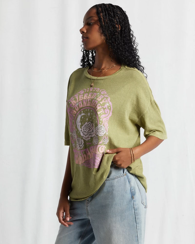 Billabong Kissed By The Moonlight T-Shirt - Avocado