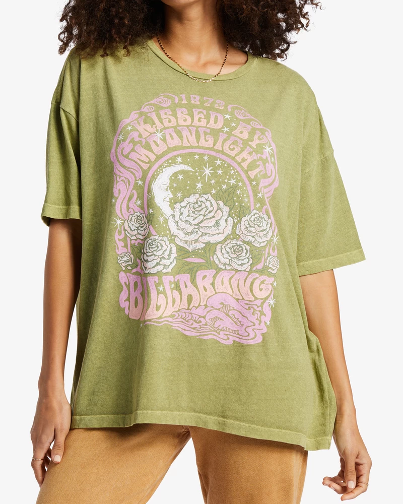 Billabong Kissed By The Moonlight T-Shirt - Avocado