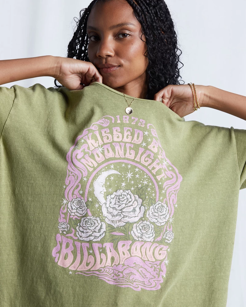 Billabong Kissed By The Moonlight T-Shirt - Avocado
