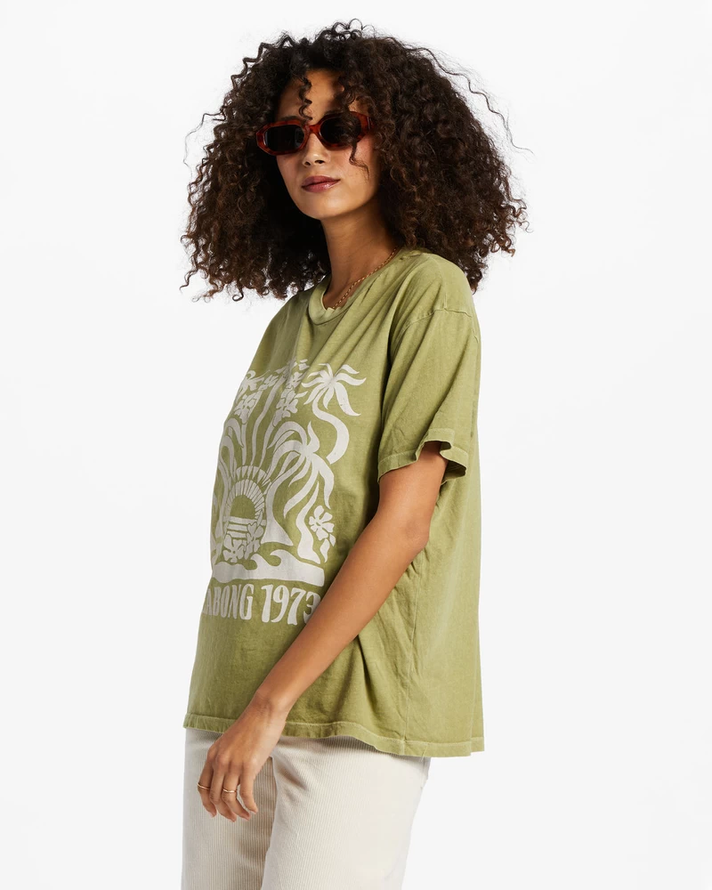 Billabong Stay Wavy T-Shirt - Avocado