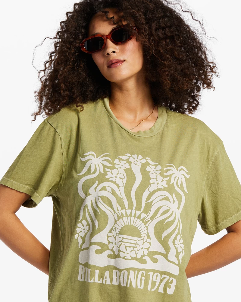 Billabong Stay Wavy T-Shirt - Avocado