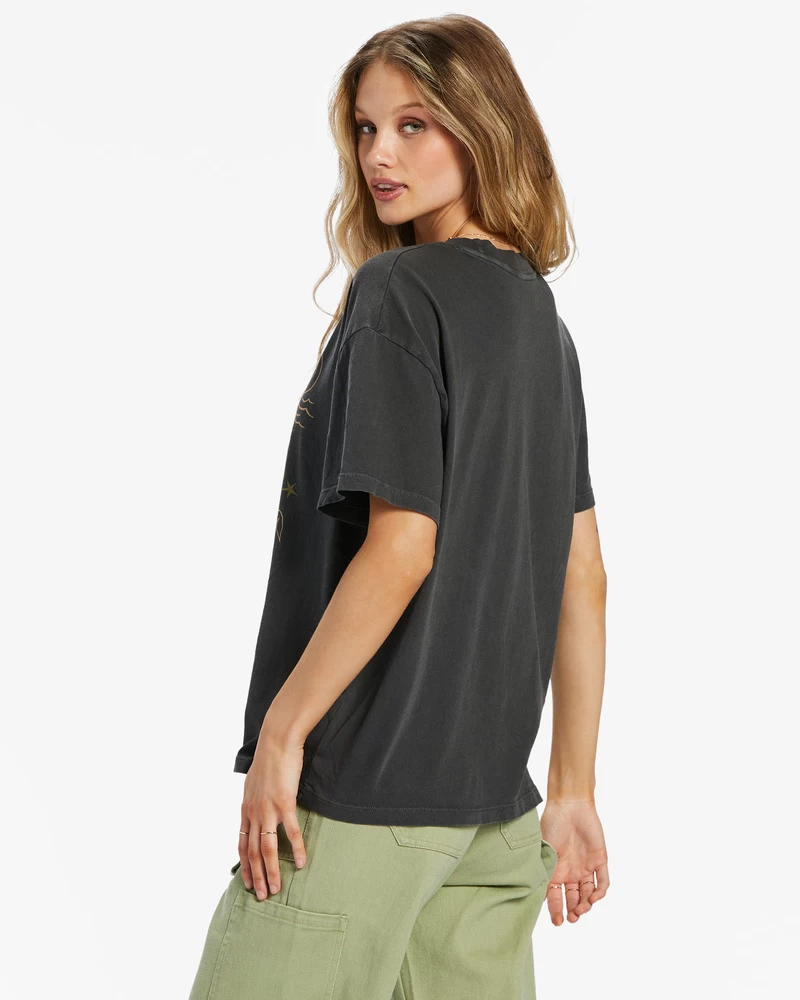 Billabong Under The Palms T-Shirt - Off Black