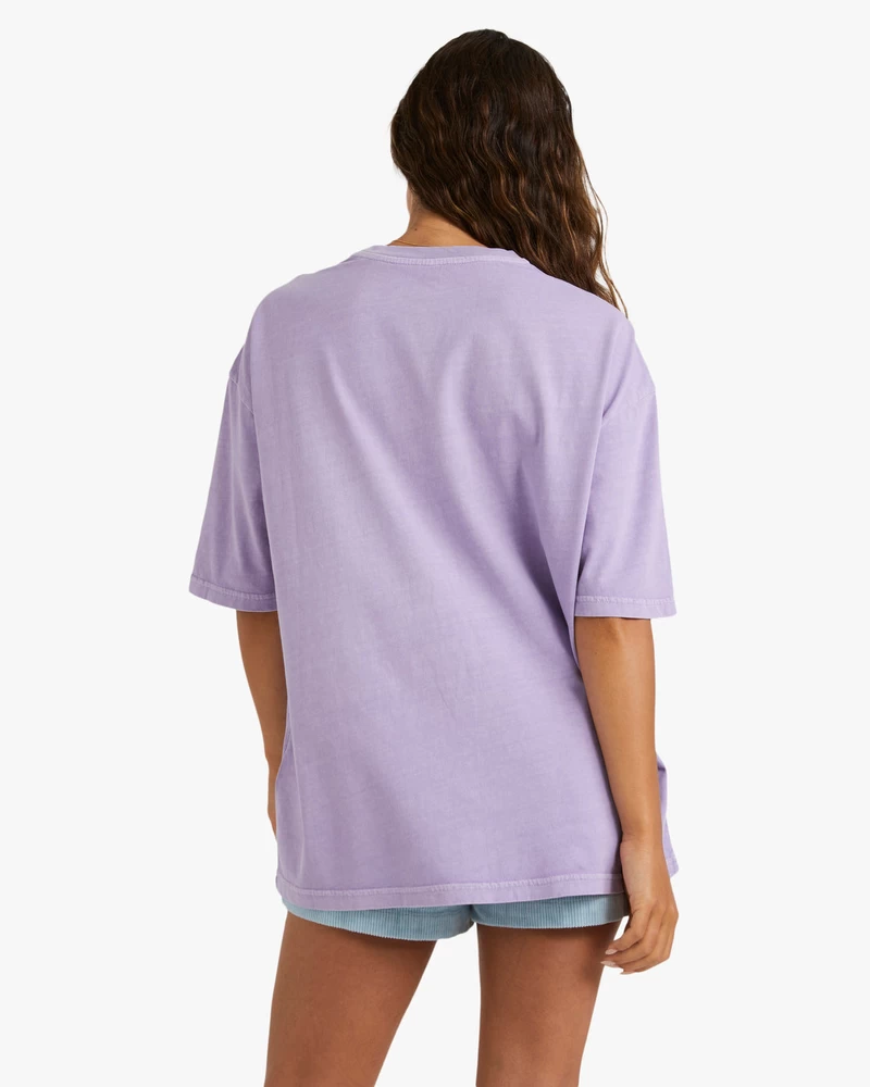 Billabong Lilac Throwback Tee T-Shirt - Lilac Breeze