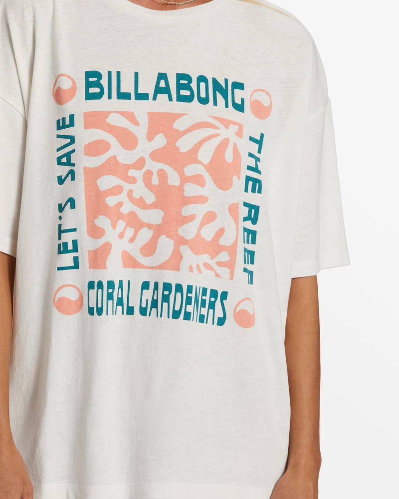 Billabong True Coral Gardener Top - Salt Crystal