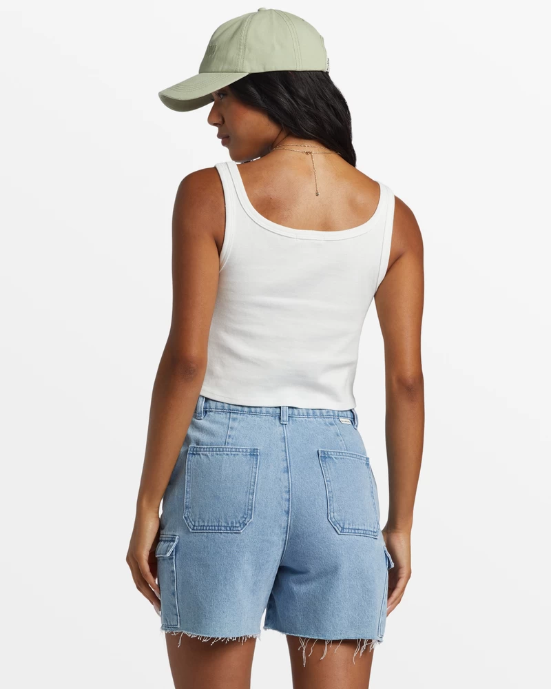 Billabong Sun Goddess Tank Knit - Salt Crystal