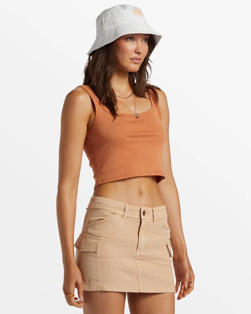 Billabong Sun Goddess Tank Knit - Toffee