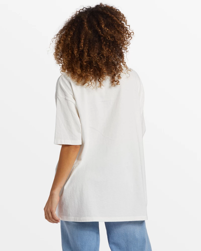 Billabong Golden Hour Oversized T-Shirt - Salt Crystal