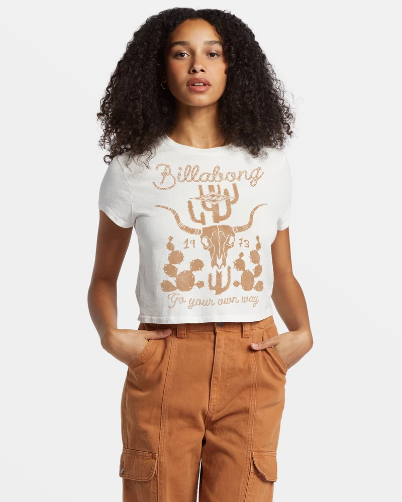 Billabong Go Your Own Way T-Shirt - Salt Crystal