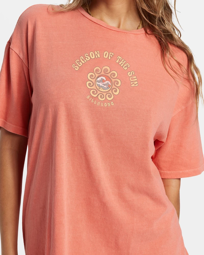Billabong Its The Season T-Shirt - Papaya