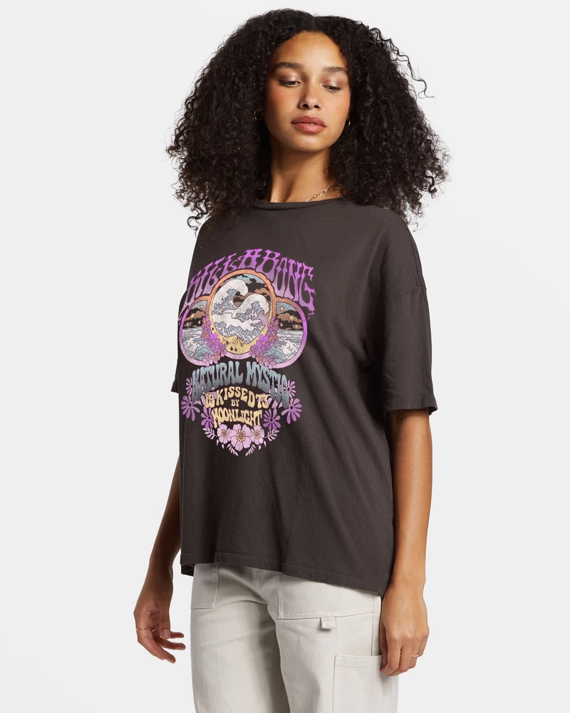 Billabong Natural Mystic T-Shirt - Off Black