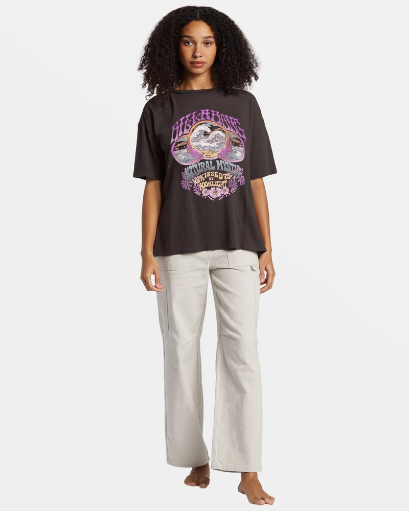 Billabong Natural Mystic T-Shirt - Off Black
