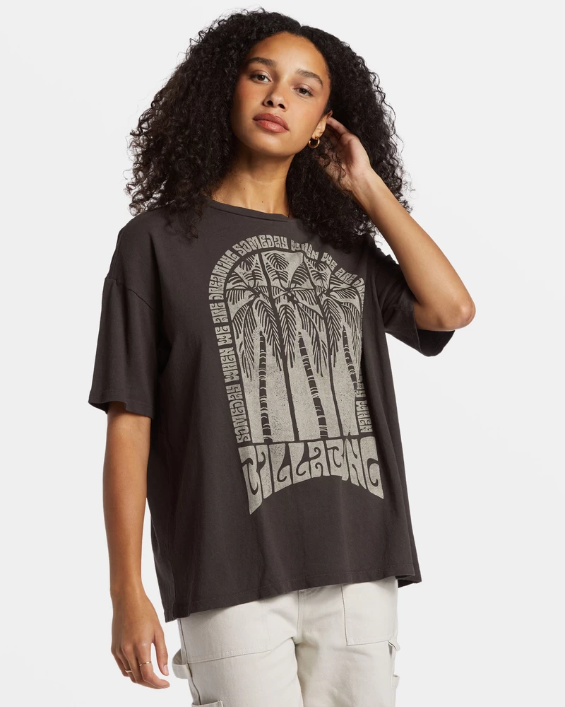 Maglietta Billabong Stiamo Sognando - Nero Sporco