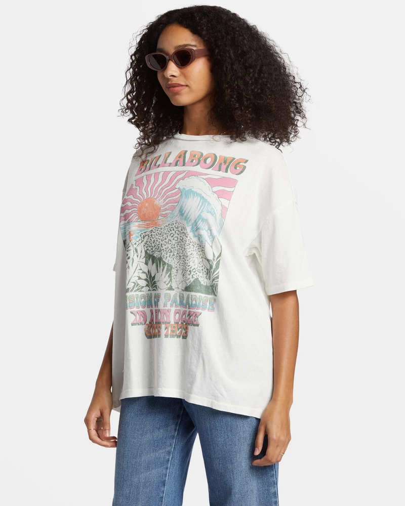 Billabong Vision Of Paradise T-Shirt - Salt Crystal
