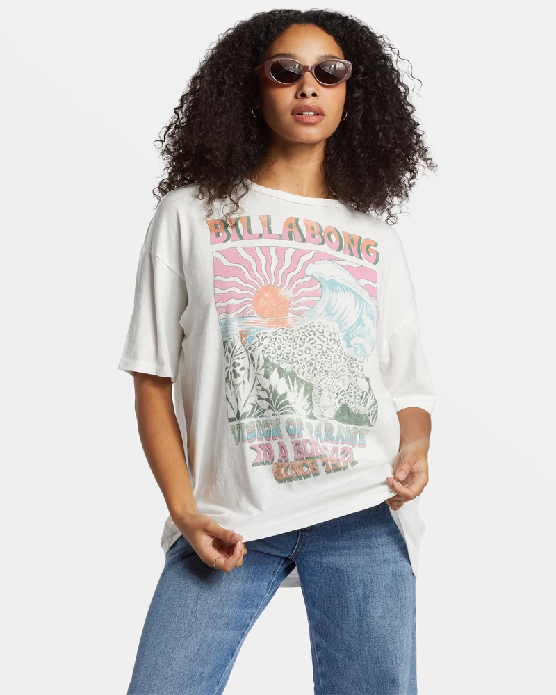 Maglietta Billabong Vision Of Paradise - Cristallo Di Sale