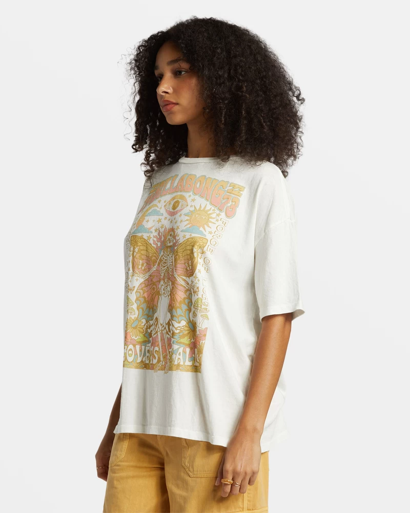 Billabong Love Is All T-Shirt - Salt Crystal