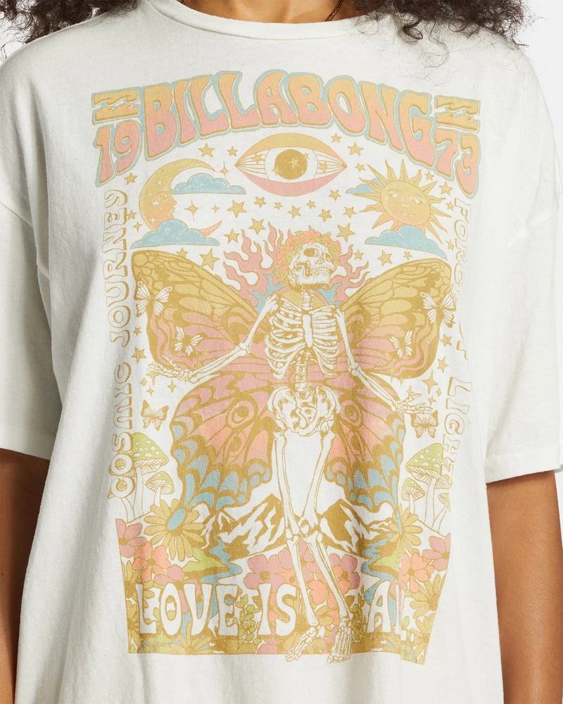 Billabong Love Is All T-Shirt - Salt Crystal