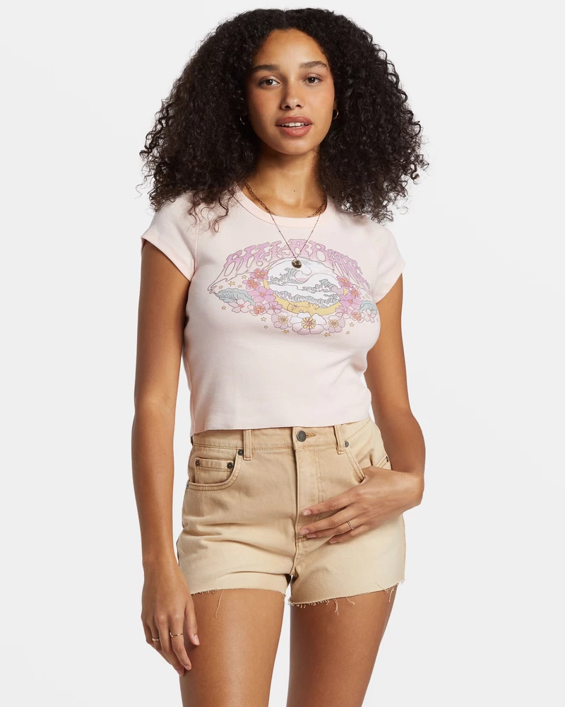 Billabong Brighter Days Ahead T-Shirt - Feelin Peachy