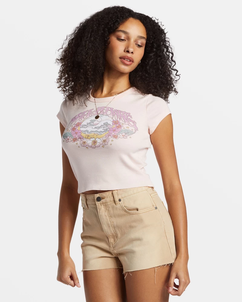 Billabong Brighter Days Ahead T-Shirt - Feelin Peachy