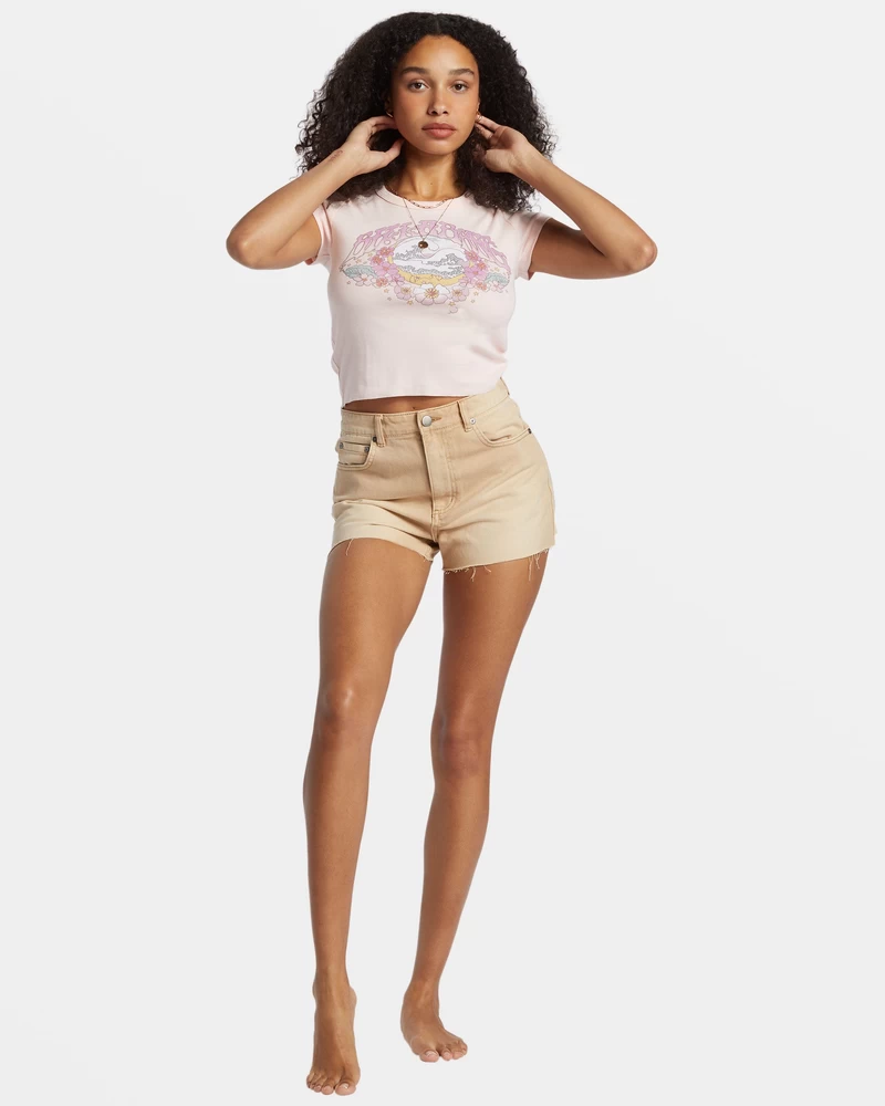 Billabong Brighter Days Ahead T-Shirt - Feelin Peachy