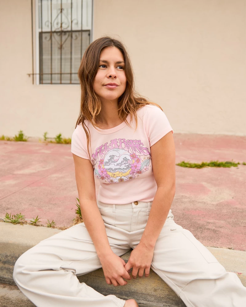 Billabong Brighter Days Ahead T-Shirt - Feelin Peachy