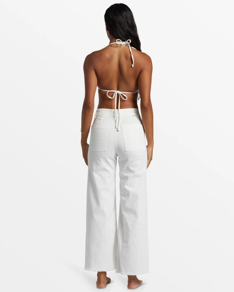 Billabong Frit Fald Højtaljede Bukser - Saltkrystal 1