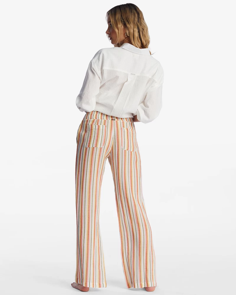 Billabong New Waves 2 Elastické Nohavice V Páse - Soľný Kryštál 4