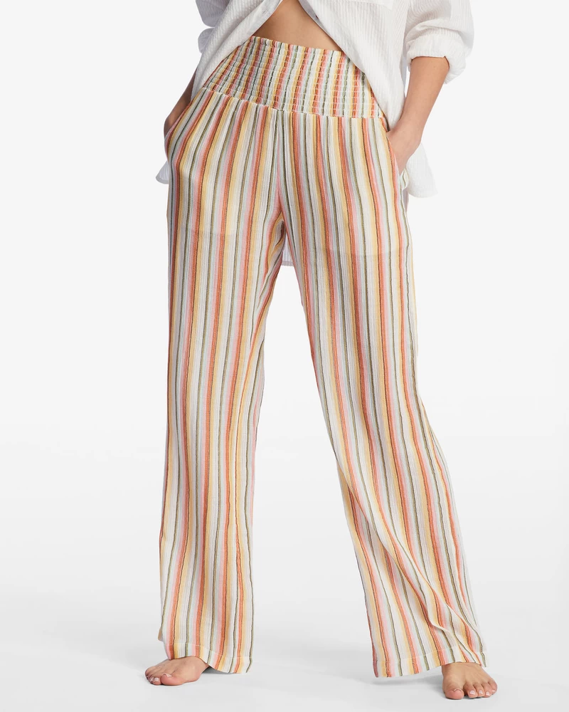 Billabong New Waves 2 Elastické Nohavice V Páse - Soľný Kryštál 4