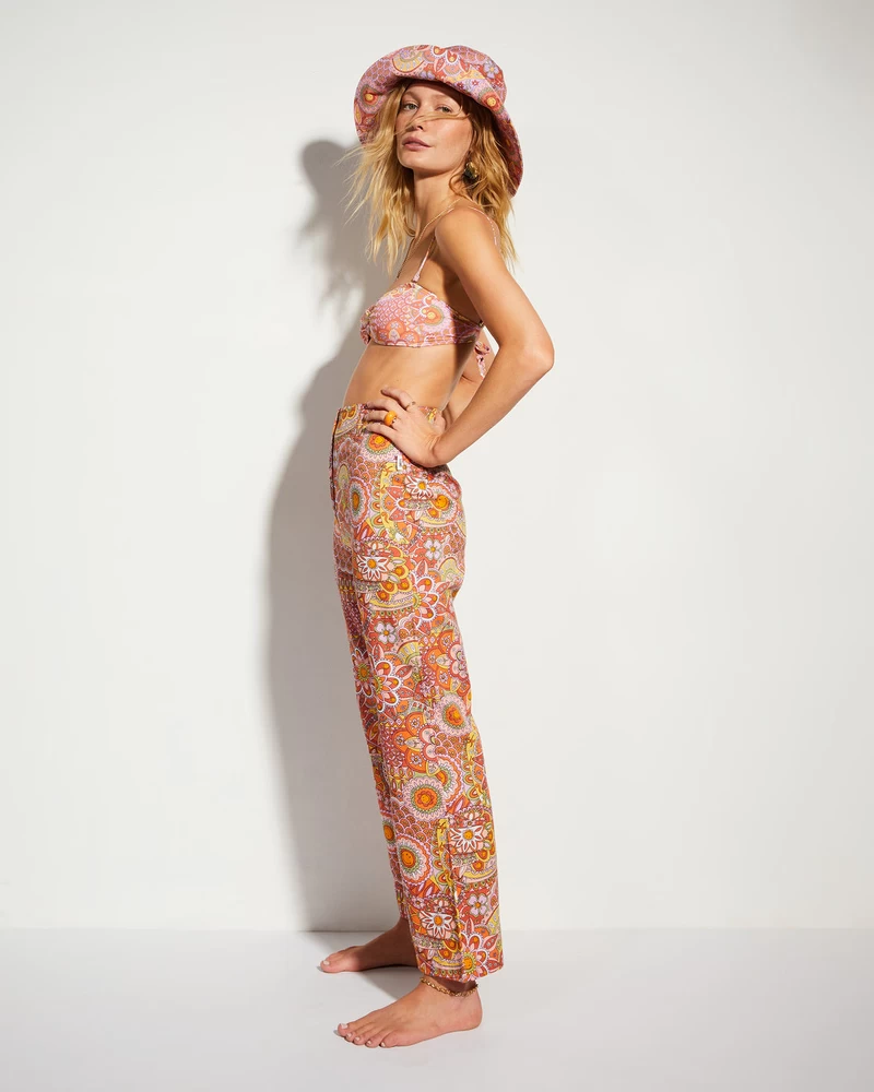 Billabong Billabong X Smiley So Trippy Linen Pants - Multi