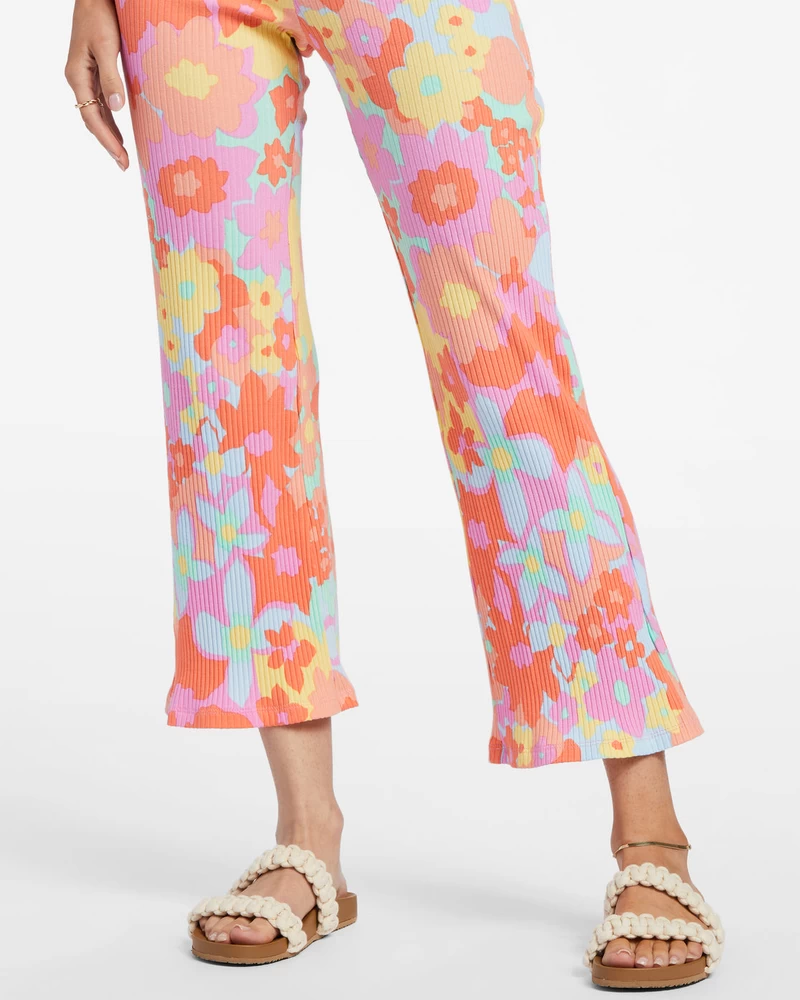 Billabong Come Back Cropped Pants - Peach Pie
