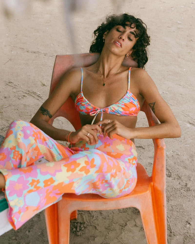 Billabong Come Back Cropped Pants - Peach Pie