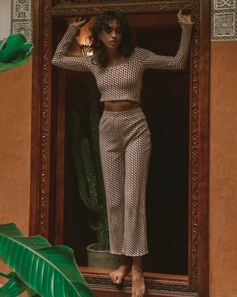 Billabong Come Back Cropped Pants - Multi