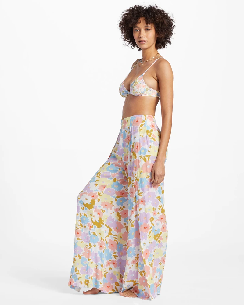 Billabong Split Spirit Floral Bukser - Hvit Multi